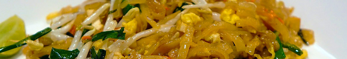 Eating Asian Fusion Thai at Taste of Asia restaurant in La Verne, CA.